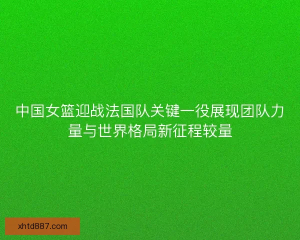 中国女篮迎战法国队关键一役展现团队力量与世界格局新征程较量